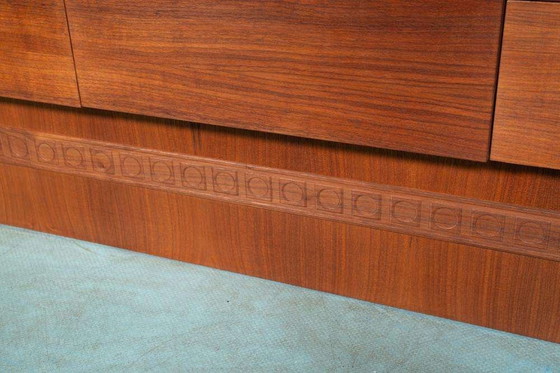 Image 1 of Japandi walnut sideboard refurbished, midmod 70s sideboard