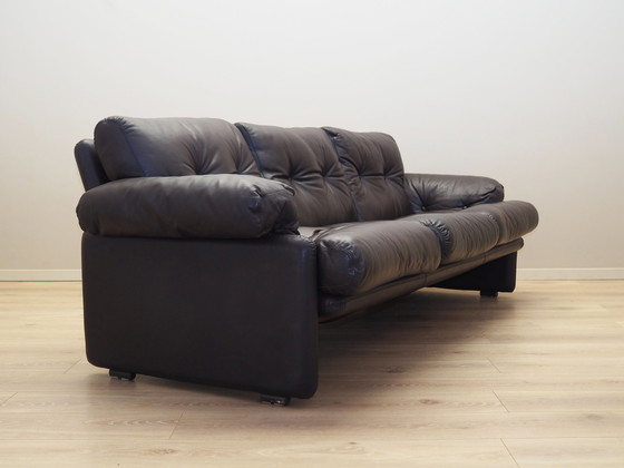 Image 1 of Leather Living Room Set, Italian Design, 1960S, Manufacturer: B&B Italia, Designer: Tobia Scarpa