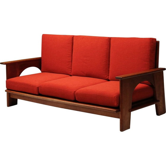 Image 1 of Divano vintage in rovere di Bas Van Pelt 