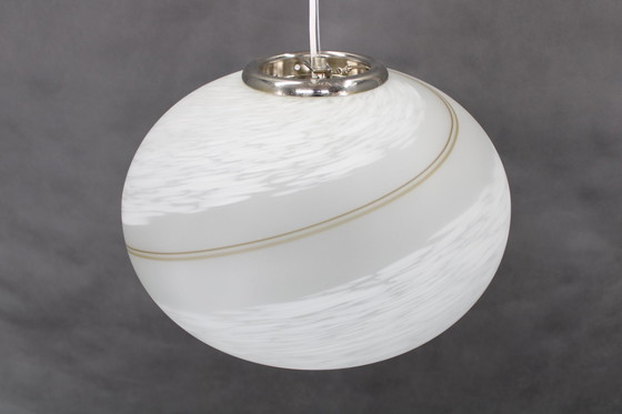 Image 1 of 1980S Venice Hand Made Glass Pendant Light , Italy 