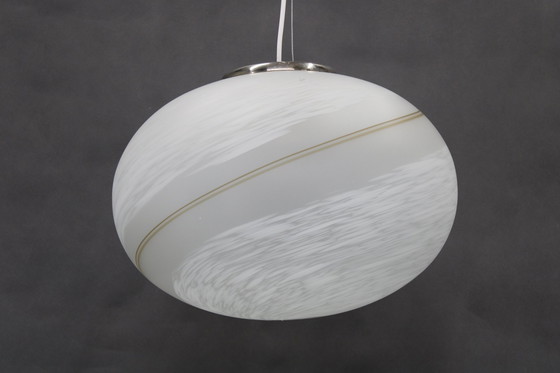 Image 1 of 1980S Venice Hand Made Glass Pendant Light , Italy 