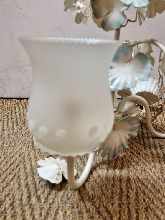 Image 1 of Lampadario Floreart a 3 luci, Italia, 1970