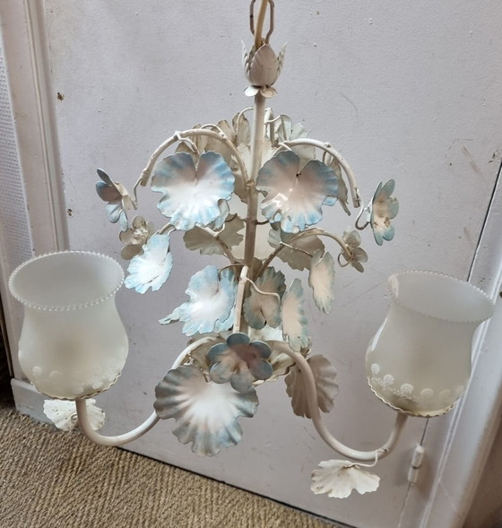 Image 1 of Lampadario Floreart a 3 luci, Italia, 1970