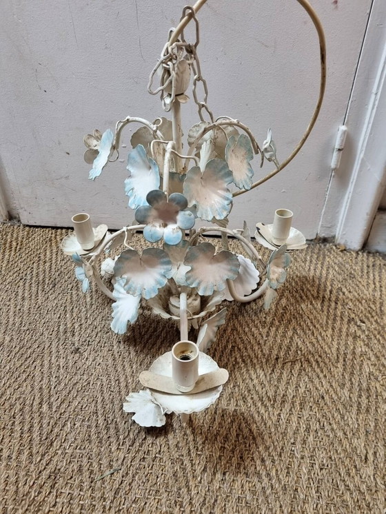 Image 1 of Lampadario Floreart a 3 luci, Italia, 1970