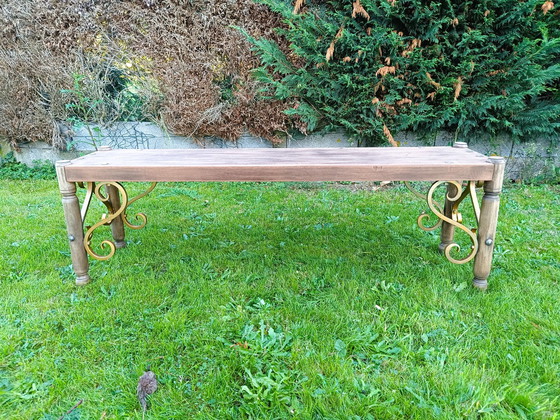 Image 1 of Bench With Scrolls