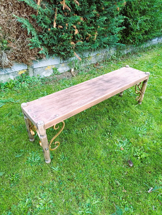 Image 1 of Bench With Scrolls