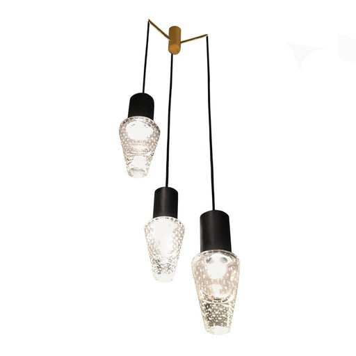 Murano Glass Ceiling Light attributed to Gino Sarfatti for Seguso