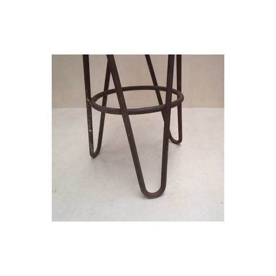 Image 1 of Pair of vintage chromed tubular metal stools "B114" by Marcel Breuer, 1930