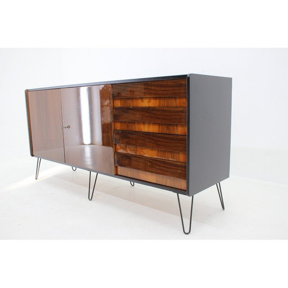 Image 1 of Vintage walnut sideboard by Jiri Jiroutek, Czechoslovakia 1960s