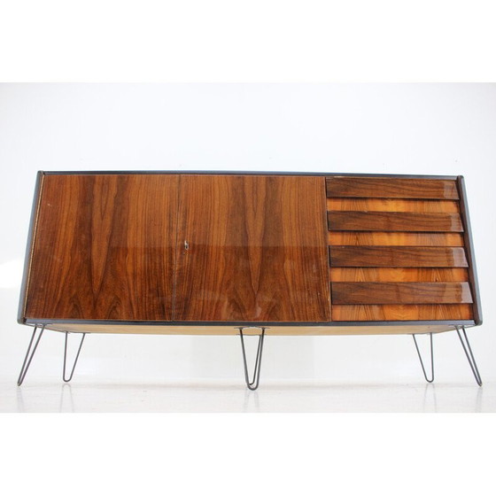Image 1 of Vintage walnut sideboard by Jiri Jiroutek, Czechoslovakia 1960s