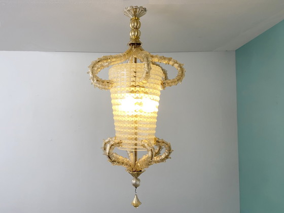 Image 1 of Barovier & Toso Murano Glass Lantern/Chandelier 