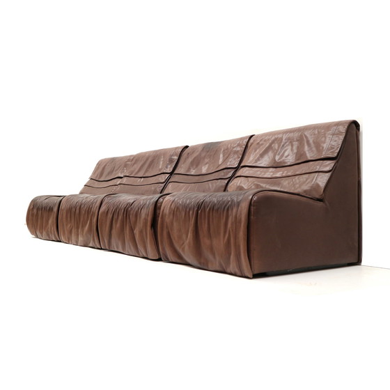 Image 1 of Vintage modular sofa with 4 elements by De Sede made in the 1970s
