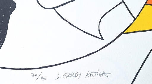 Joan Gardy Artigas : Lithographie "Rétroviseur" (en anglais)