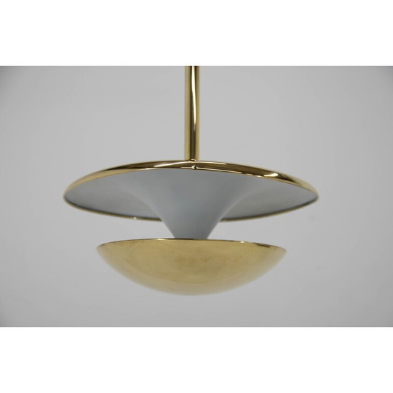 Image 1 of Lampadario vintage in ottone Bauhaus di Franta Anyz per Ias, anni '20