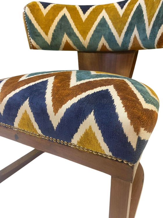 Image 1 of Ernesto Lapadula,Neu Upholstered Chairs! 1950'