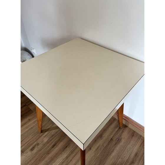 Image 1 of Vintage square table, France 1960