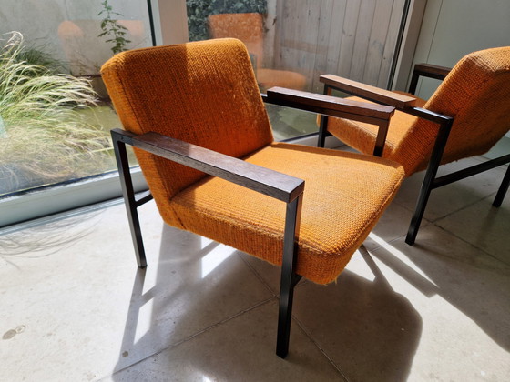 Image 1 of 2x Hein Stolle easy chairs SZ30 't Spectrum