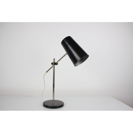 Mid-century black table lamp, Germany 1970s