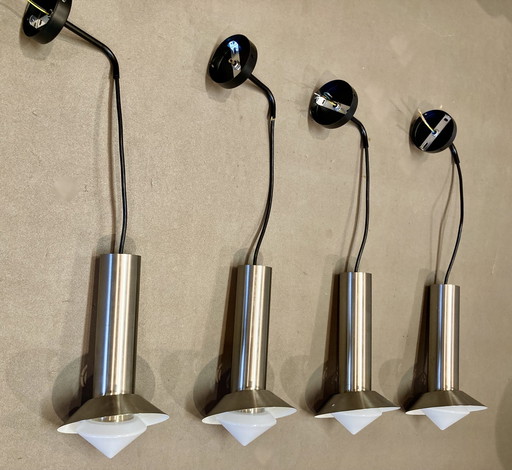 Set Of 4 Modular Wall Lights Design 1960.