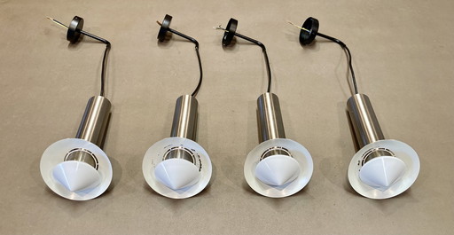 Set Of 4 Modular Wall Lights Design 1960.