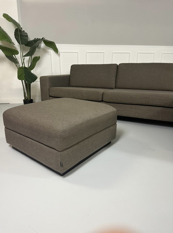 Image 1 of Bolia Scandinavia Canapé + pouf Sepia Certifié Fsc