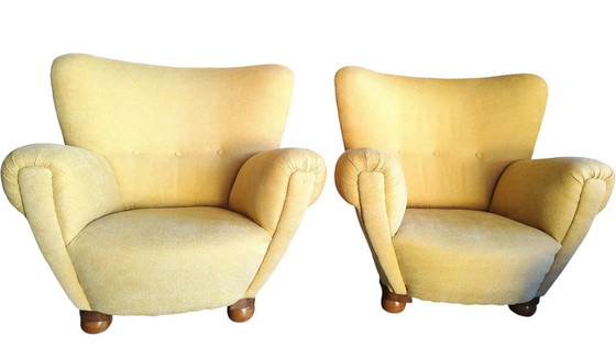 Image 1 of Retro Armchair Pair, Vintage, Czechoslovakia 60'S