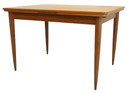 Table de salle à manger rectangulaire à rallonge 'Stelle' vintage
