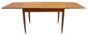 Table de salle à manger rectangulaire à rallonge 'Stelle' vintage