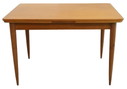 Table de salle à manger rectangulaire à rallonge 'Stelle' vintage
