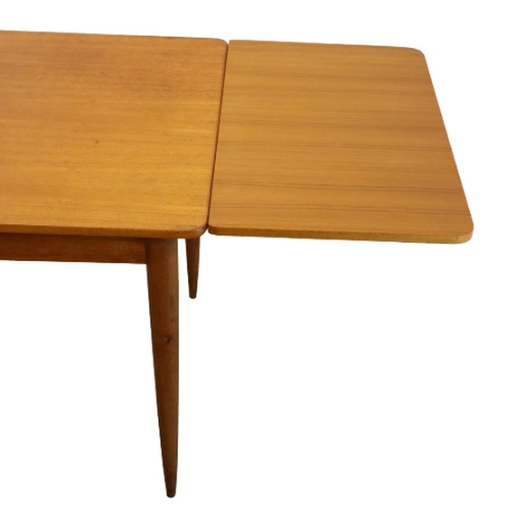 Image 1 of Rectangular extendable dining table 'Stelle' vintage