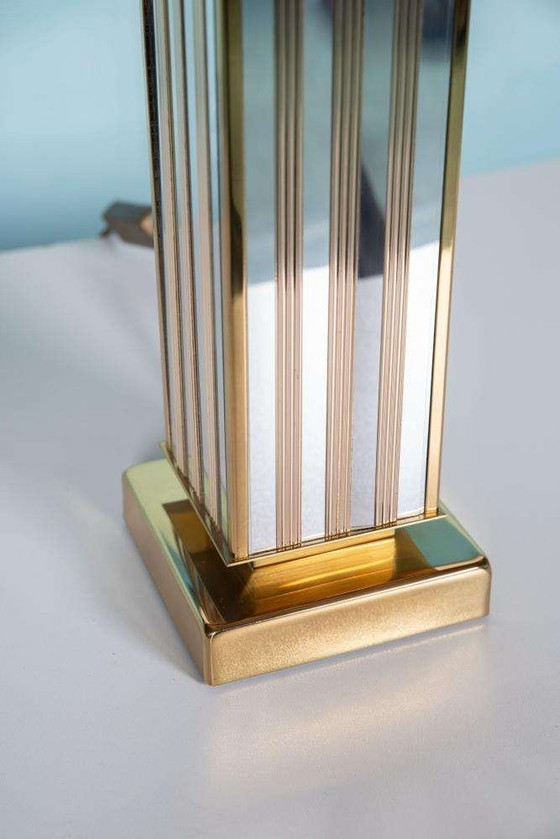 Image 1 of Vintage XL tafellamp 70s, minimalist Hotel chic table lamp