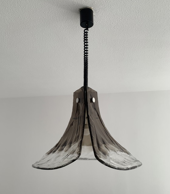 Image 1 of  Mazzega Murano Glass Italian Design Hanging Lamp, 1970’s