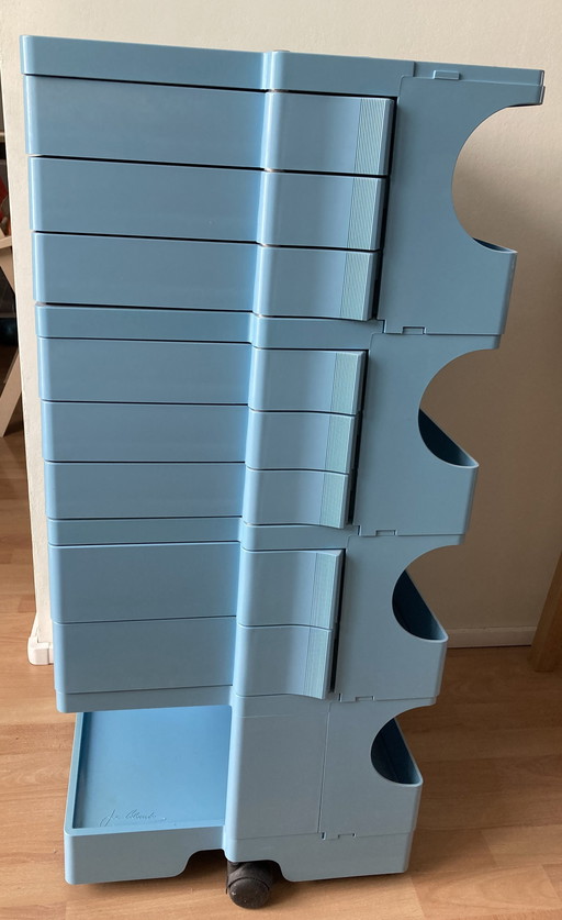 Colombo Boby Trolley B48 Line Sky Blue 8 Drawers