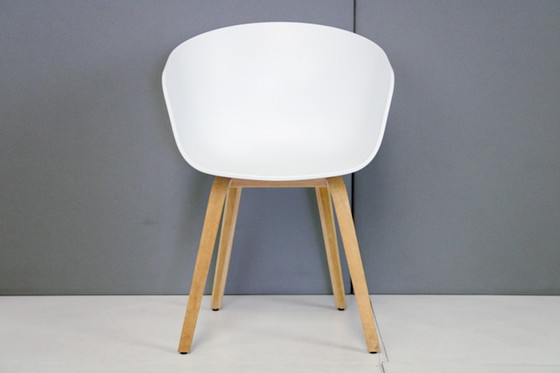 Image 1 of 4x HAY AAC 22 About A Chair blanc