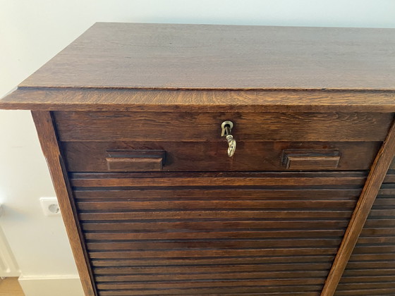 Image 1 of Shutter cabinet / File cabinet Art Deco
