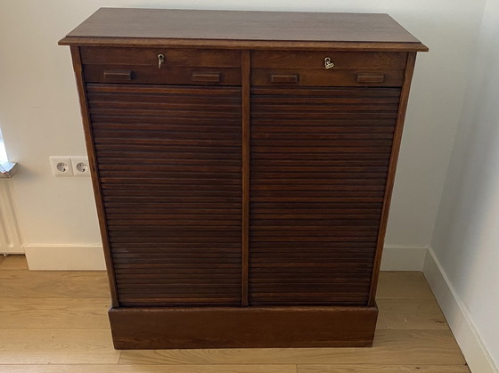 Image 1 of Shutter cabinet / File cabinet Art Deco