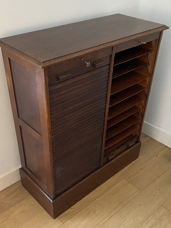 Image 1 of Shutter cabinet / File cabinet Art Deco