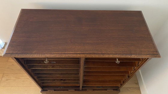 Image 1 of Shutter cabinet / File cabinet Art Deco