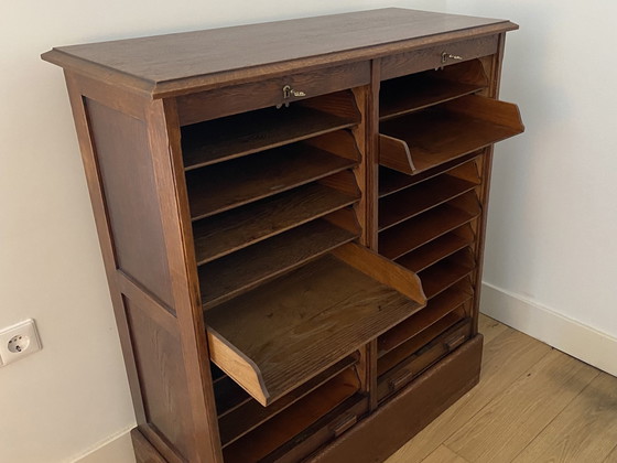 Image 1 of Shutter cabinet / File cabinet Art Deco