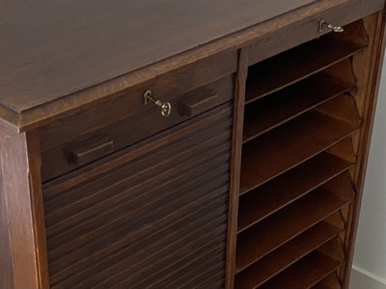 Image 1 of Shutter cabinet / File cabinet Art Deco