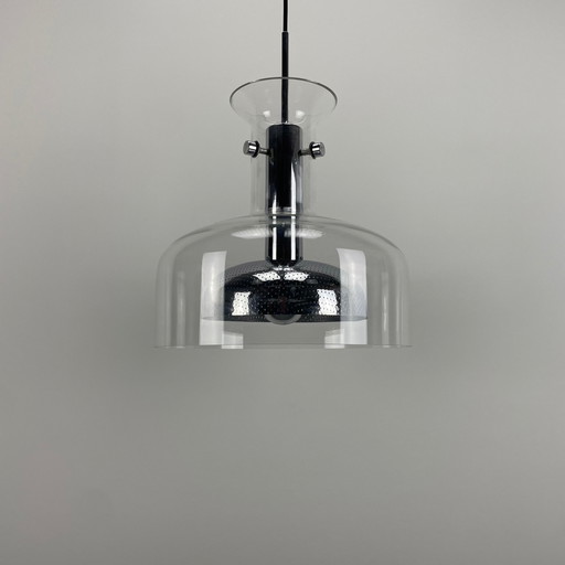 Swedish 'Crystal' Pendant Light By Anders Pehrson For Atelje Lyktan 1970 