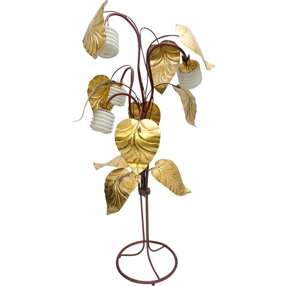 Image 1 of Vintage gold floor lamp