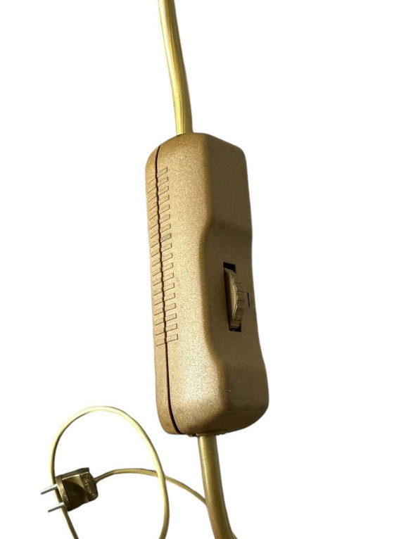 Image 1 of Candlestick Lamp Regency Style Vintage Brass 1960 Table Lamp Italy