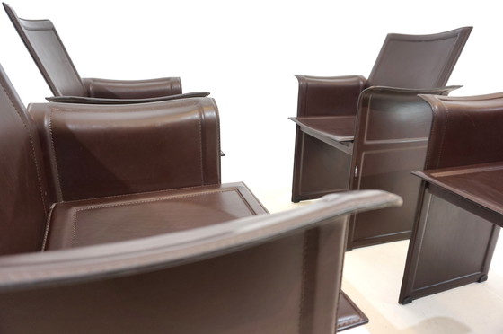 Image 1 of Set of 4 Matteo Grassi Korium dining/conference chairs by Tito Agnoli