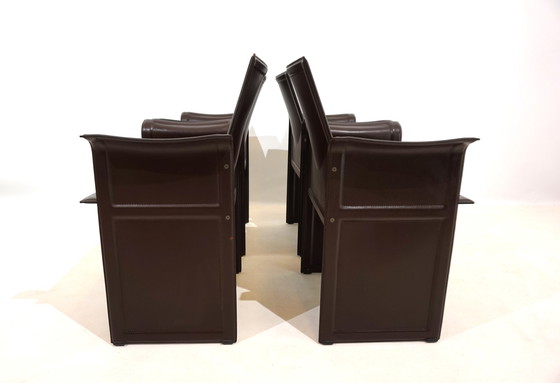 Image 1 of Set of 4 Matteo Grassi Korium dining/conference chairs by Tito Agnoli