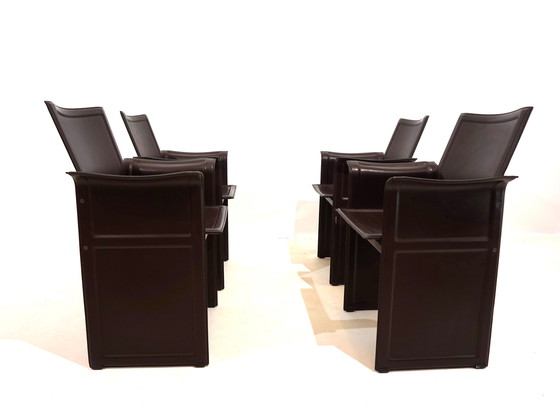 Image 1 of Set of 4 Matteo Grassi Korium dining/conference chairs by Tito Agnoli