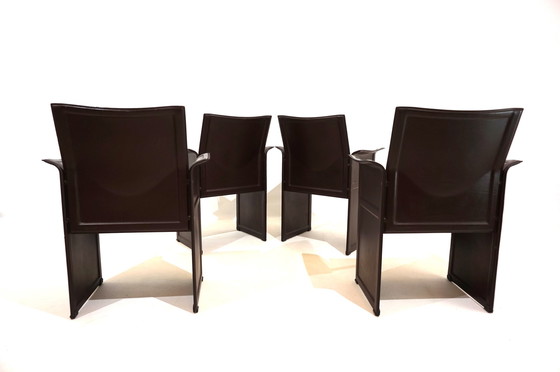 Image 1 of Set of 4 Matteo Grassi Korium dining/conference chairs by Tito Agnoli