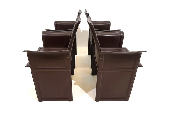 Image 1 of Set of 4 Matteo Grassi Korium dining/conference chairs by Tito Agnoli