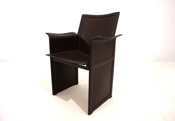 Image 1 of Set of 4 Matteo Grassi Korium dining/conference chairs by Tito Agnoli