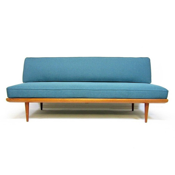 Image 1 of Vintage Minerva 3-seater teak sofa by Peter Hvidt and Orla Mølgaard Nielsen for France et Fils, Denmark 1950